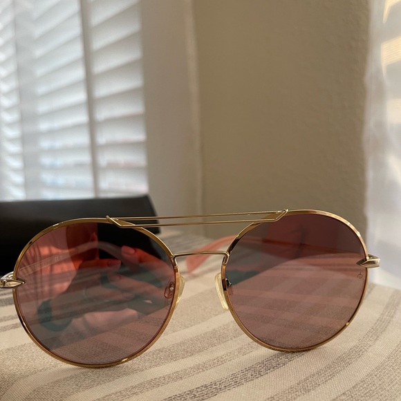 rag & bone 59mm Round Metal Aviator Sunglasses - Picture 4 of 14